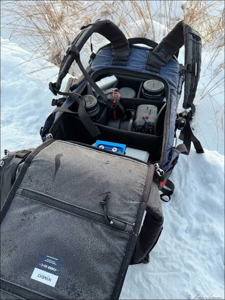 NYA-EVO beim Einsatz im Winter im Hohen Venn