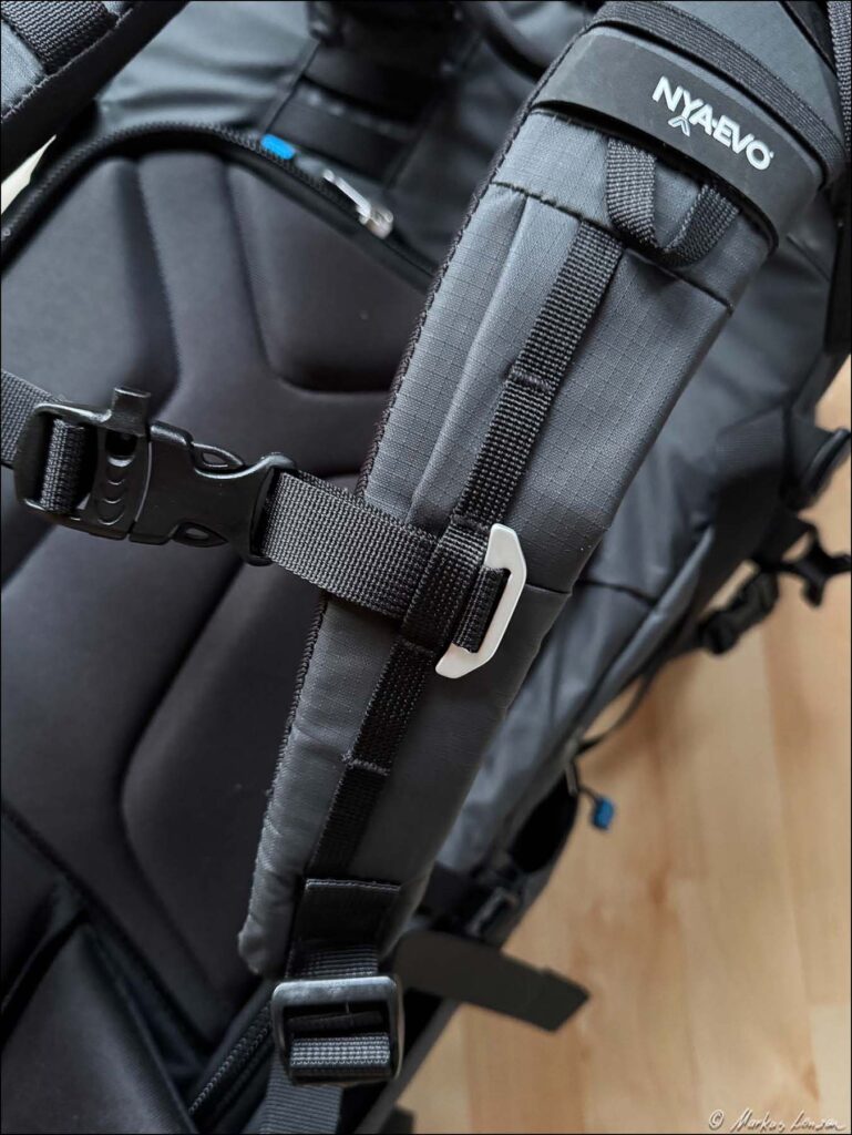 Brustgurtverstellung beim NYA-EVO Fjord 60-C